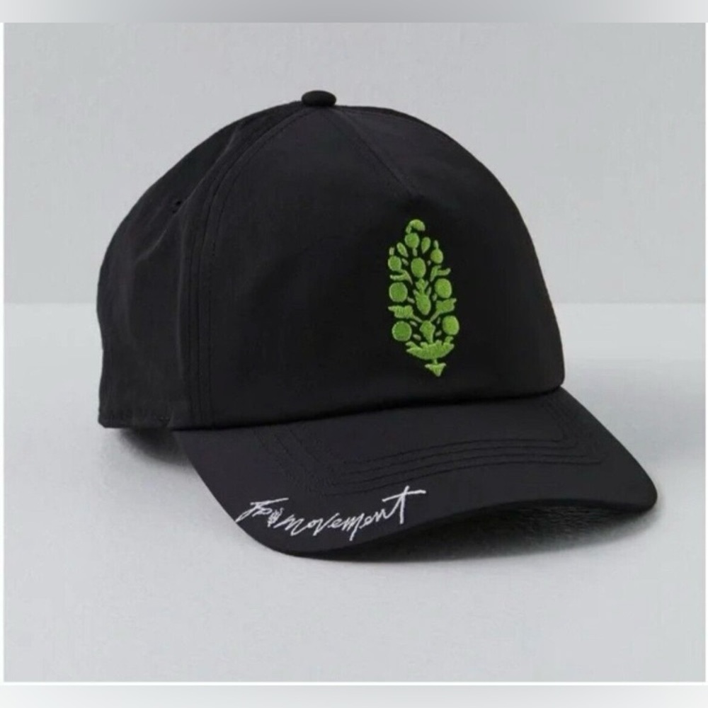 FP Movement Free People Go Big Nylon Logo Baseball Hat Lululemon Alo Yoga Adidas